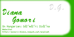 diana gomori business card